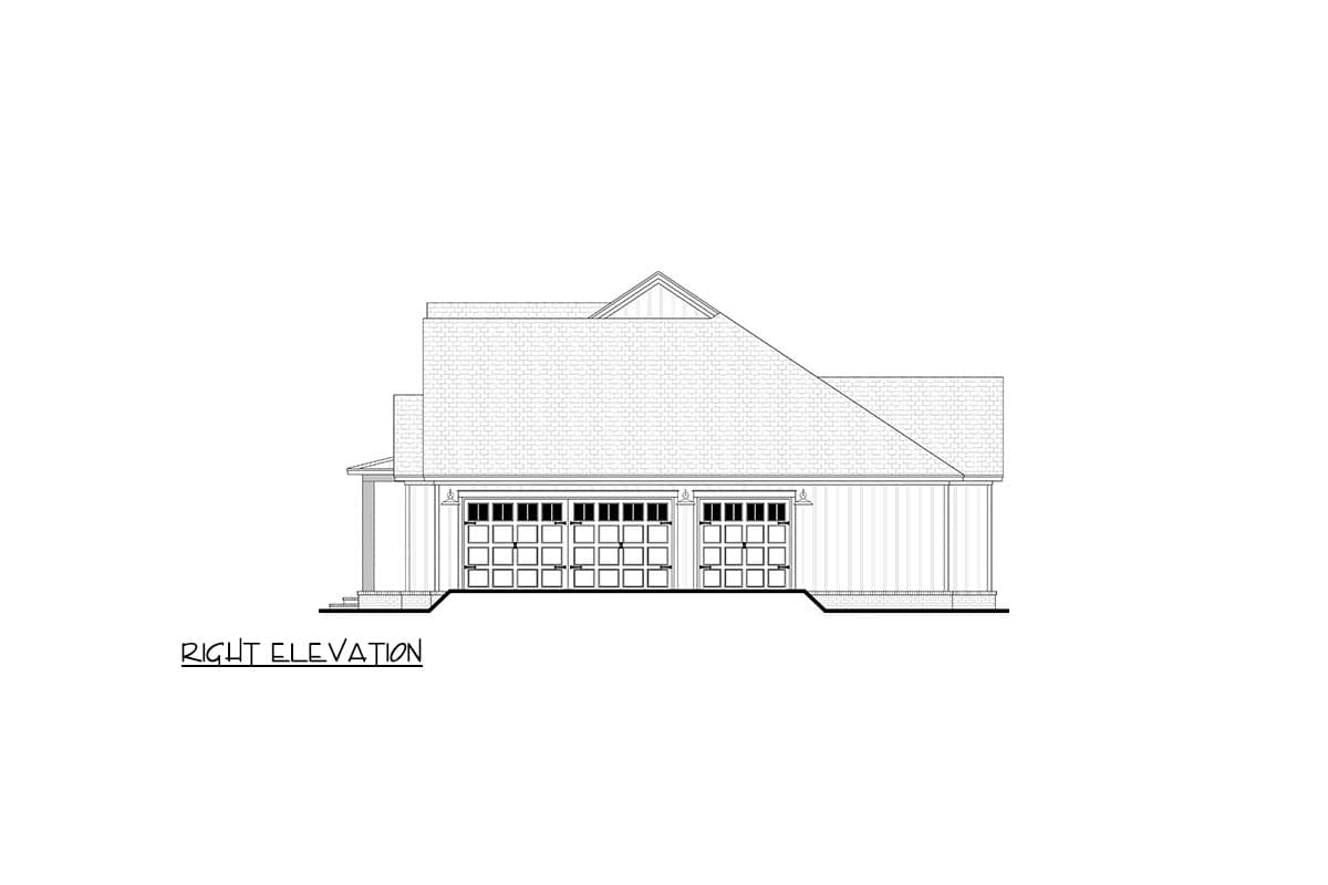 Plan 52021HZ: Expansive Modern Farmhouse House Plan with Home Office and Outdoor Kitchen - Image #12 - Modern Farmhouse, New American, Transitional