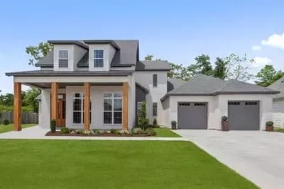 Modern Farmhouse House Plan with Main-Level Master Suite and Loft