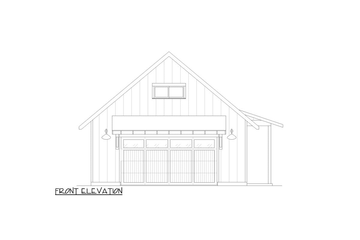 Plan 470314REY: Modern Farmhouse 2-Car Garage House Plan with Workshop and Lanai - Image #5 - Craftsman, Modern Farmhouse, Traditional