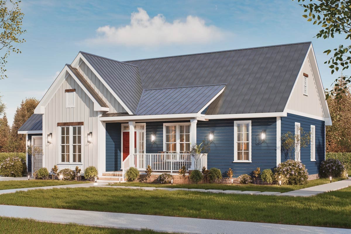 Plan 25936GE: Welcoming 3-Bedroom Country House Plan with Main Level Master - Image #11 - Cottage, Country