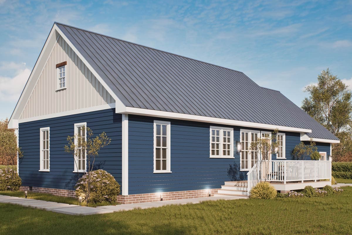 Plan 25936GE: Welcoming 3-Bedroom Country House Plan with Main Level Master - Image #12 - Cottage, Country