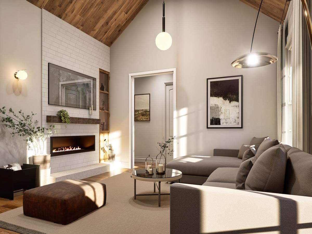 Plan 25936GE: Welcoming 3-Bedroom Country House Plan with Main Level Master - Image #15 - Cottage, Country