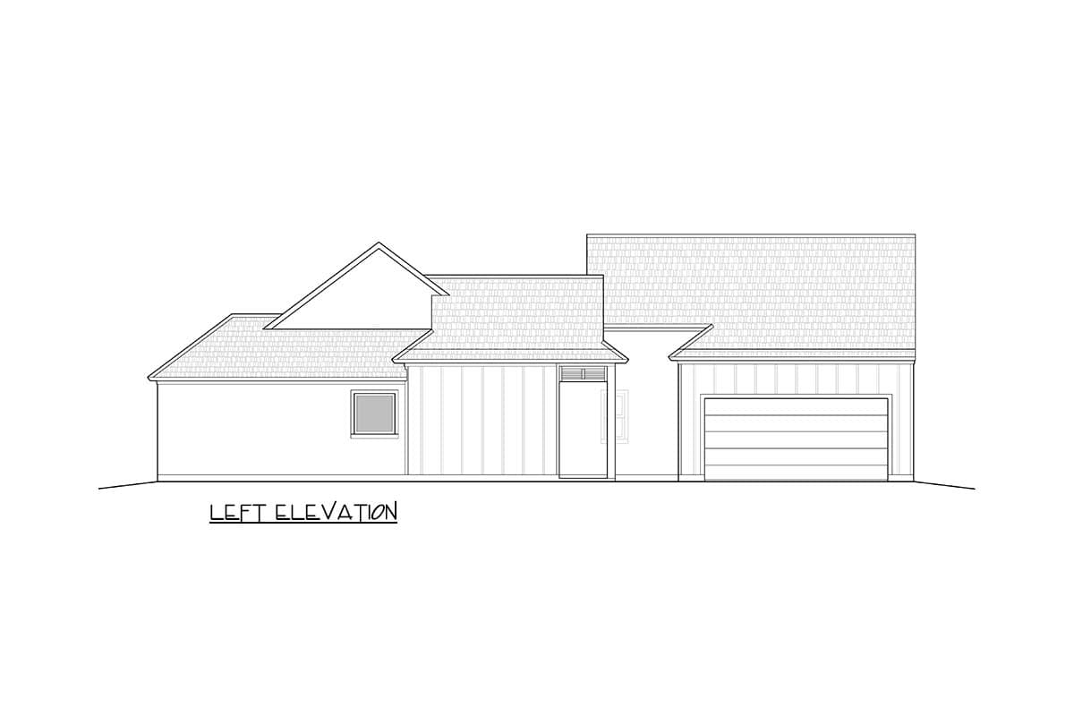 Plan 125010LEW: Elegant 3-Bed Modern Farmhouse House Plan with Master on Main and Bonus Room - Image #11 - Country, Craftsman, Modern Farmhouse
