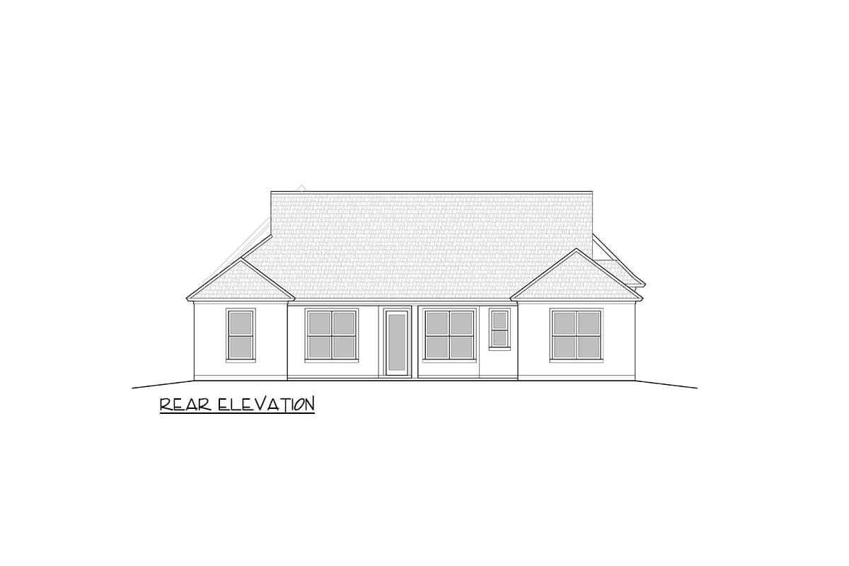 Plan 125010LEW: Elegant 3-Bed Modern Farmhouse House Plan with Master on Main and Bonus Room - Image #13 - Country, Craftsman, Modern Farmhouse