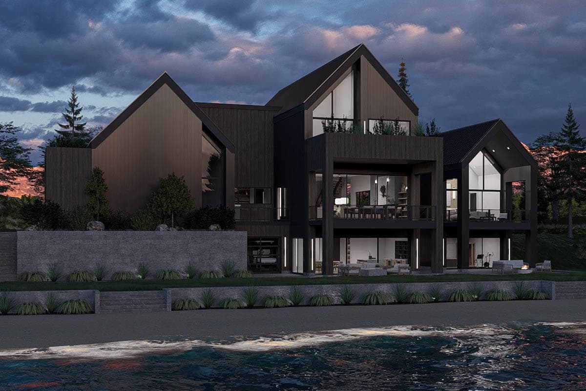 Plan 623571DJ: Striking Contemporary Scandinavian House Plan with RV Garage and Main-Floor Master - Image #10 - Contemporary, Scandinavian