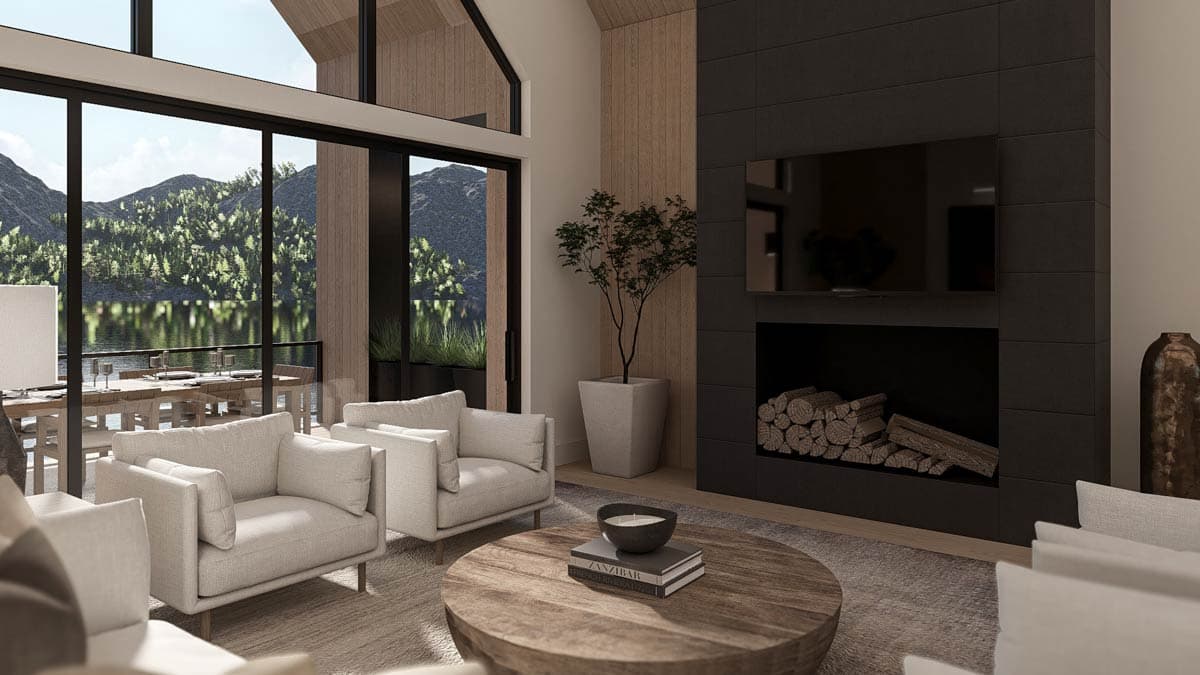 Plan 623572DJ: Modern Scandinavian 3-Bedroom House Plan with Expansive Porches and 3-Car Garage - Image #14 - Contemporary, Scandinavian