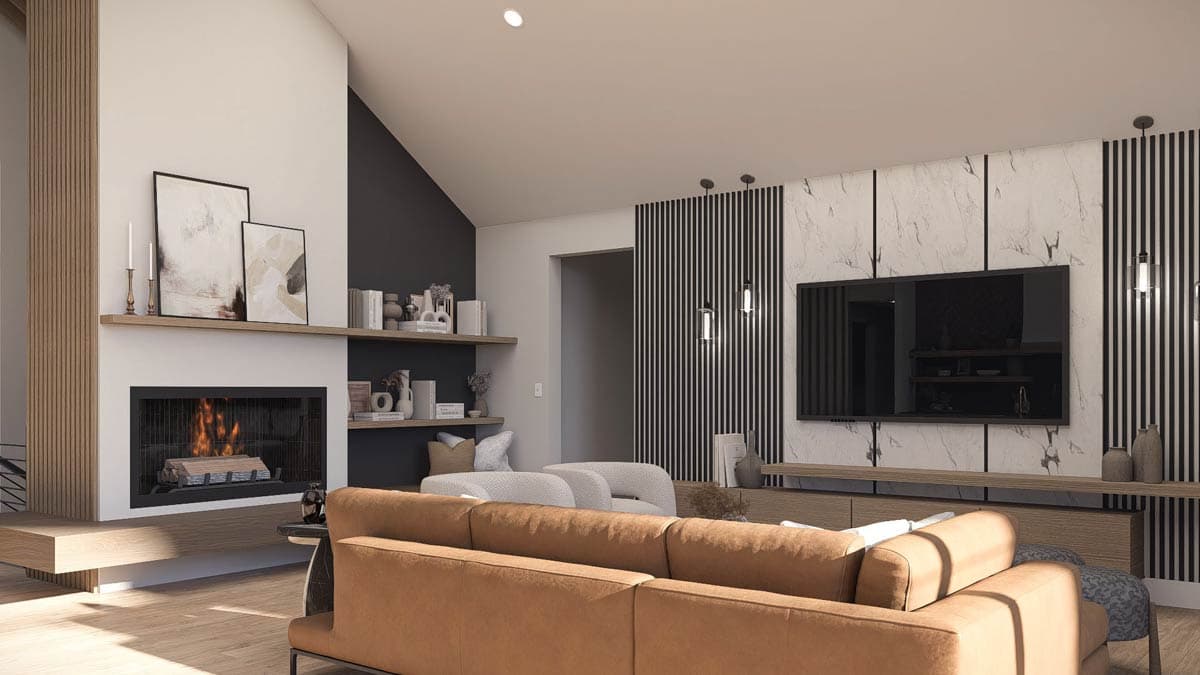 Plan 623573DJ: Modern Scandinavian House Plan with Expansive Porch and Optional Walkout - Image #11 - Contemporary, Scandinavian