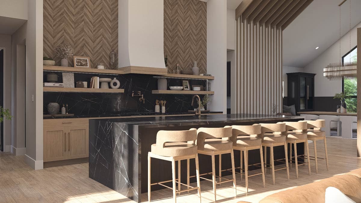 Plan 623573DJ: Modern Scandinavian House Plan with Expansive Porch and Optional Walkout - Image #12 - Contemporary, Scandinavian