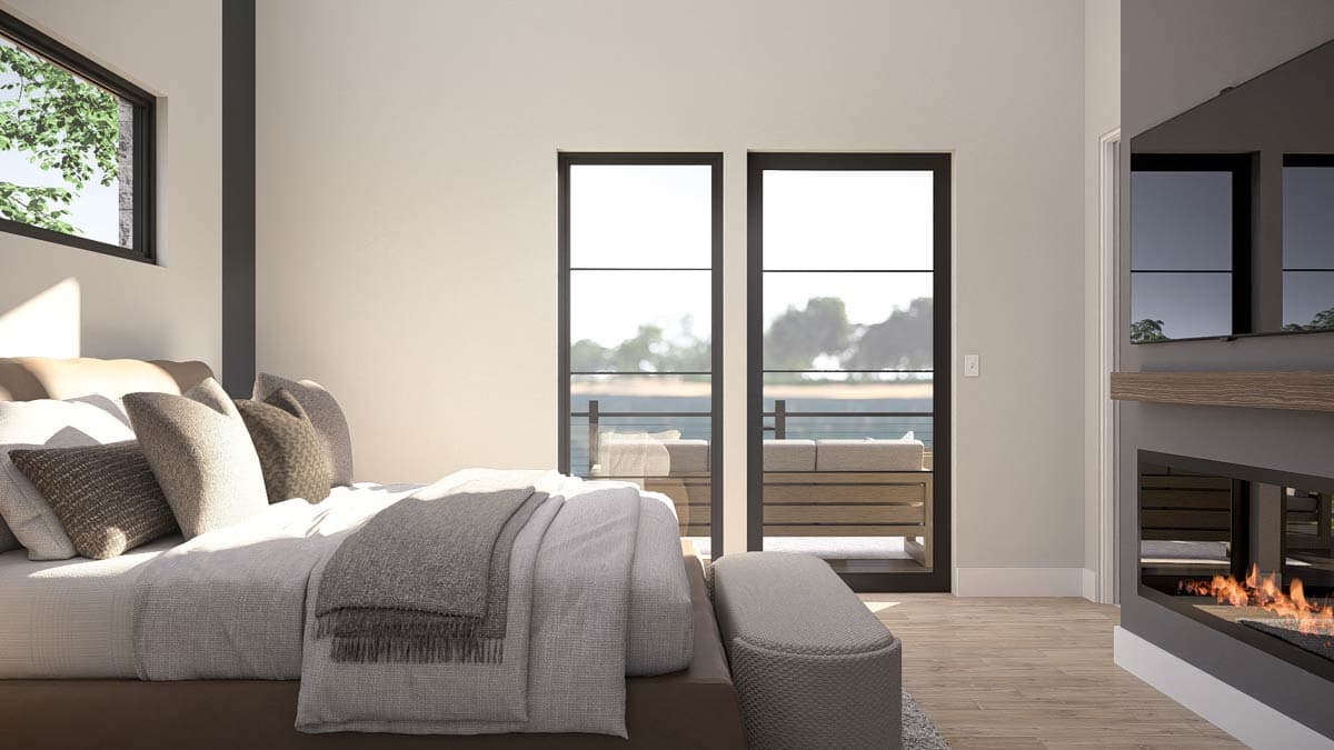 Plan 623573DJ: Modern Scandinavian House Plan with Expansive Porch and Optional Walkout - Image #16 - Contemporary, Scandinavian