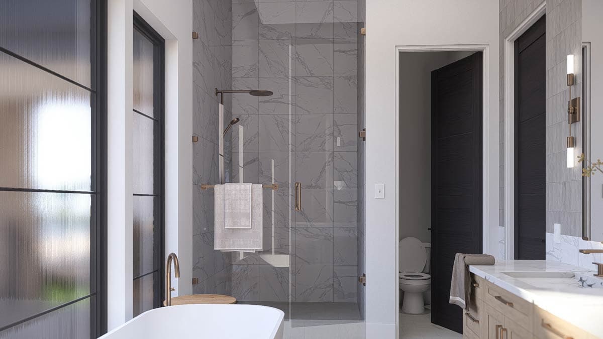 Plan 623573DJ: Modern Scandinavian House Plan with Expansive Porch and Optional Walkout - Image #18 - Contemporary, Scandinavian