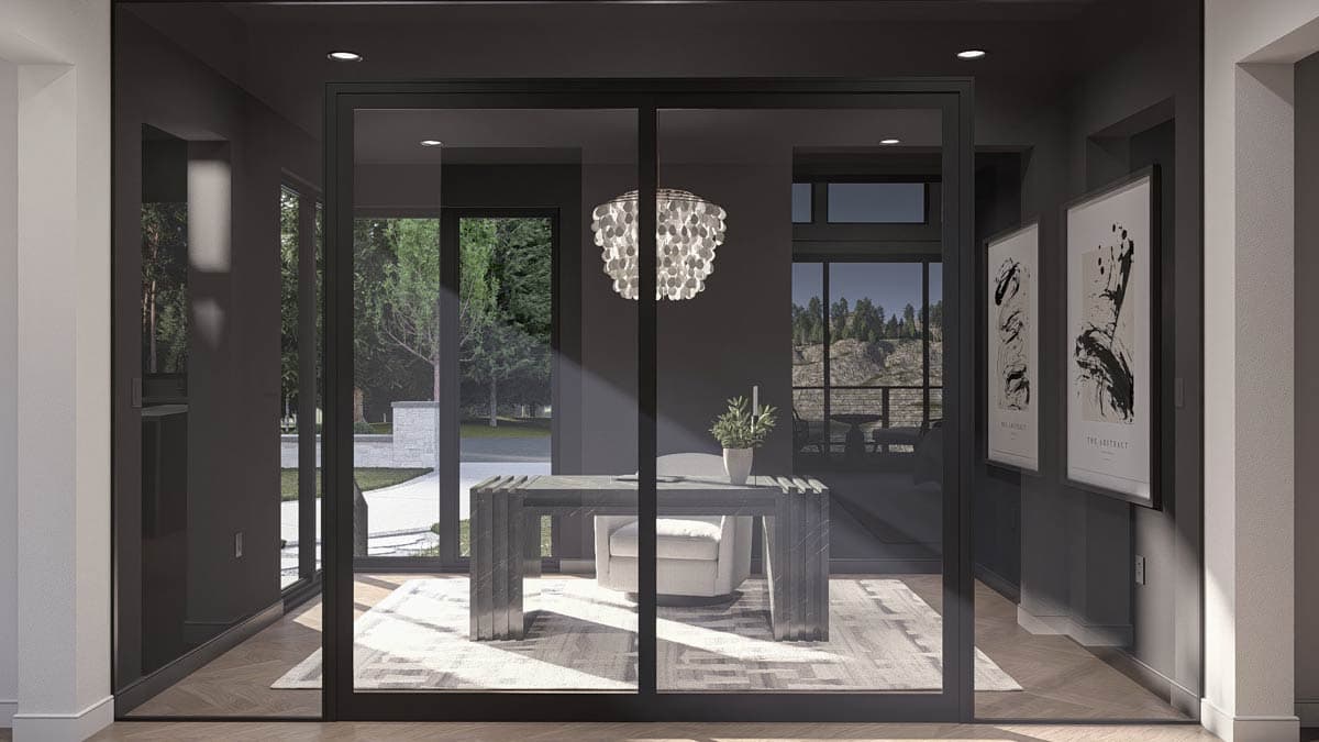 Plan 623574DJ: Contemporary Scandinavian Lake House Plan with Master on Main, 3-Car Garage - Image #23 - Contemporary, Scandinavian