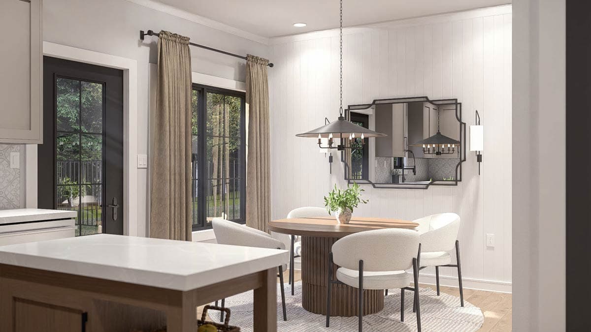 Plan 623575DJ: Stylish Two-Story Traditional House Plan: 2 Beds, 2.5 Baths, Upstairs Laundry - Image #12 - Traditional