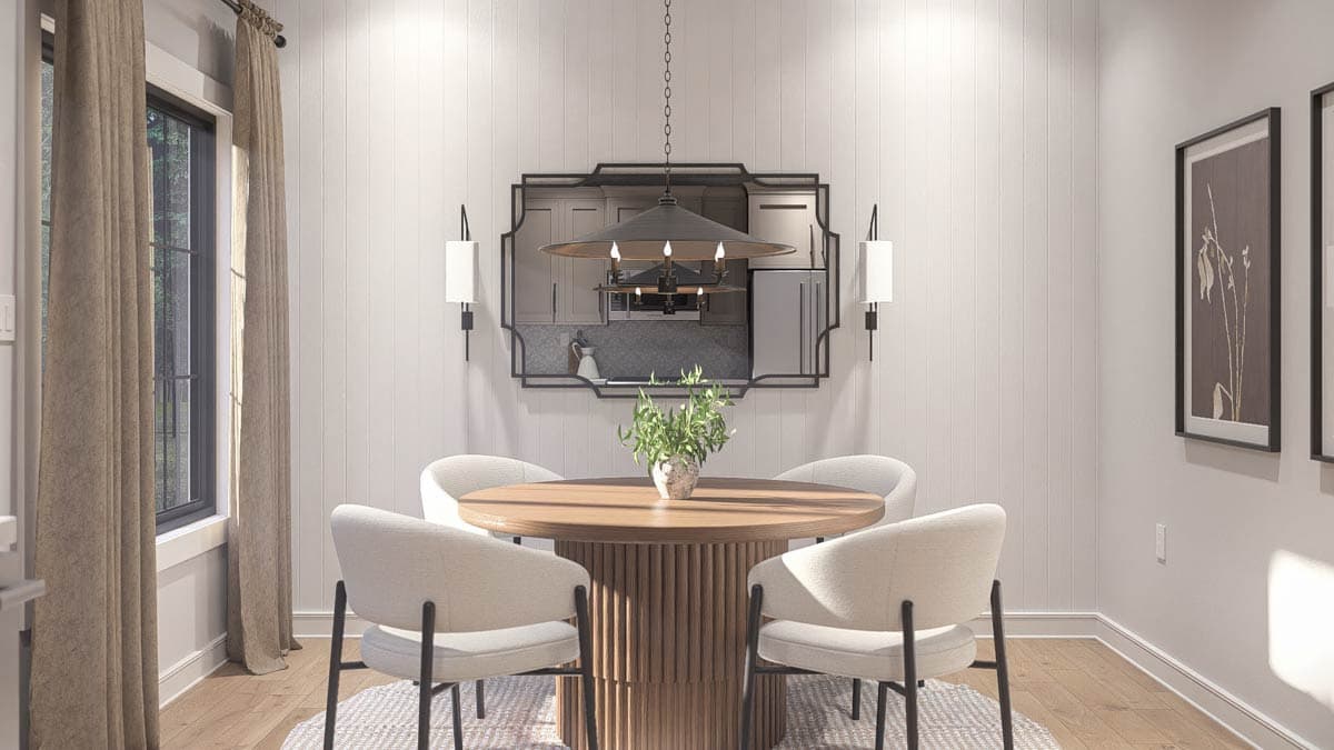 Plan 623575DJ: Stylish Two-Story Traditional House Plan: 2 Beds, 2.5 Baths, Upstairs Laundry - Image #13 - Traditional