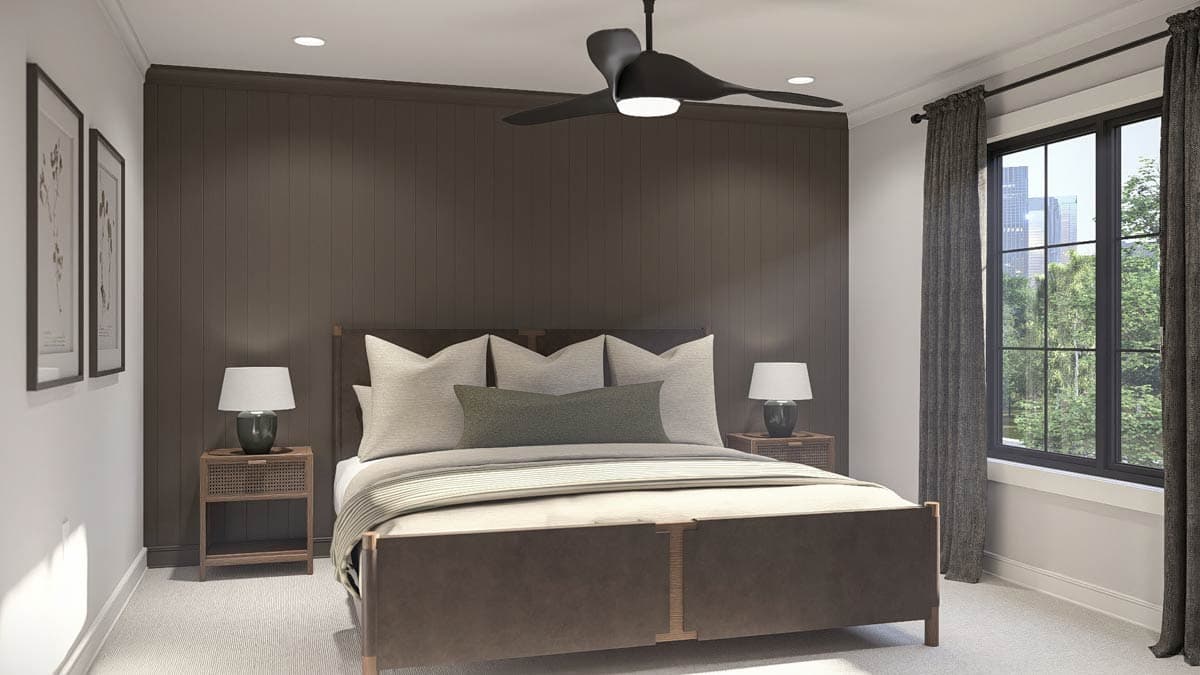 Plan 623575DJ: Stylish Two-Story Traditional House Plan: 2 Beds, 2.5 Baths, Upstairs Laundry - Image #17 - Traditional