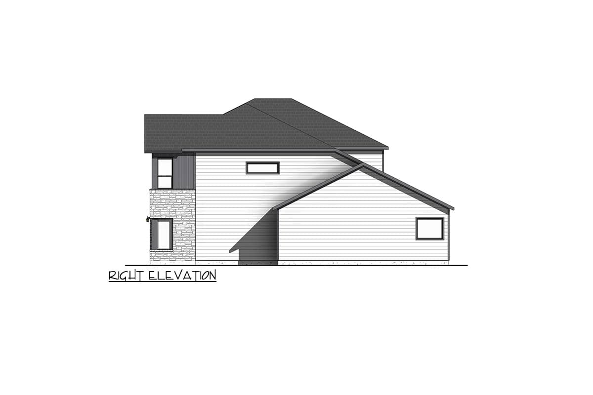 Plan 100362GHR: Stunning 5-Bedroom Contemporary Farmhouse House Plan with Porte Cochere and Guest Wing - Image #6 - Contemporary, Modern Farmhouse