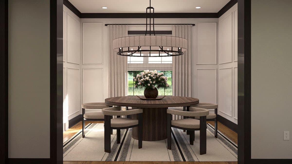 Plan 623576DJ: Charming Modern English Cottage House Plan with 3 Beds, Split Layout and Butler Pantry - Image #17 - Contemporary, Cottage, New American, Transitional