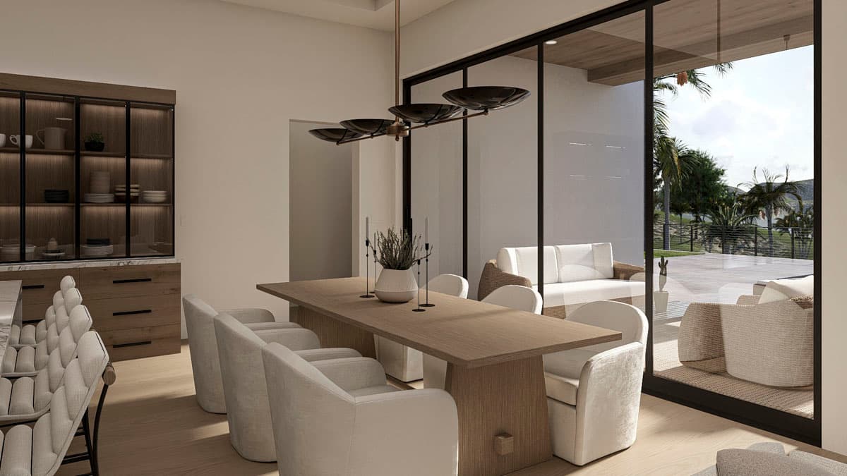 Plan 623577DJ: Modern House Plan with Split Bedrooms and Outdoor Kitchen - Image #15 - Contemporary, Modern