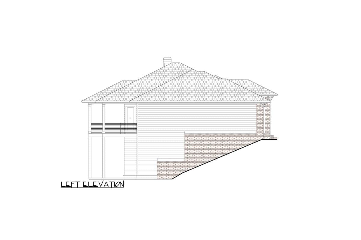 Plan 24424TW: Contemporary Ranch House Plan with Master on Main and 2 or 3-Car Garage - Image #57 - Contemporary, Mid Century Modern, Prairie, Ranch