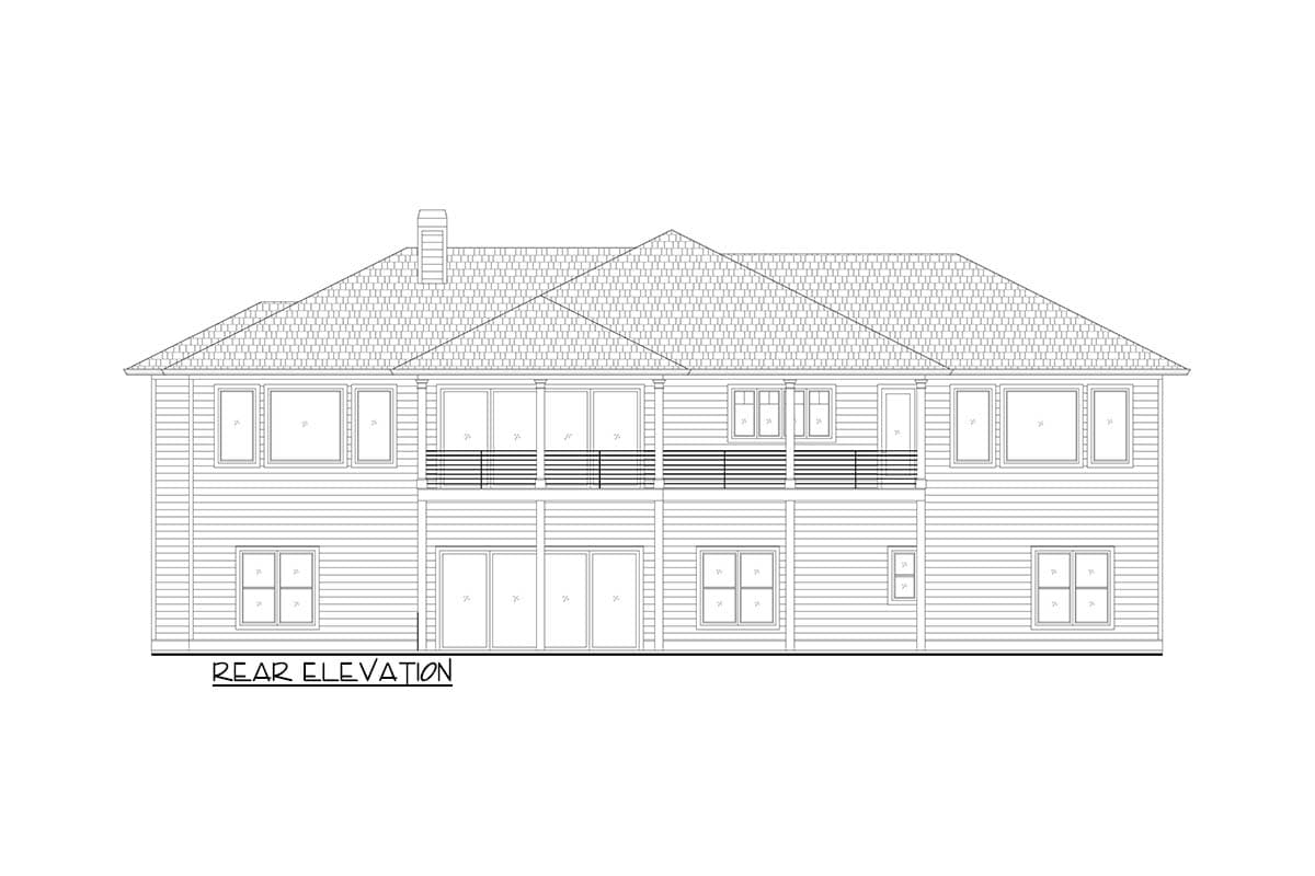 Plan 24424TW: Contemporary Ranch House Plan with Master on Main and 2 or 3-Car Garage - Image #58 - Contemporary, Mid Century Modern, Prairie, Ranch