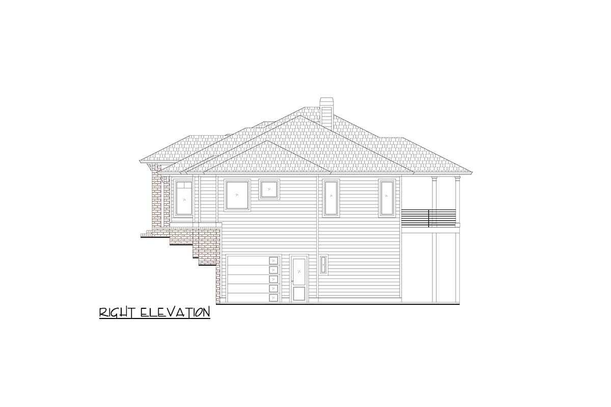 Plan 24424TW: Contemporary Ranch House Plan with Master on Main and 2 or 3-Car Garage - Image #56 - Contemporary, Mid Century Modern, Prairie, Ranch
