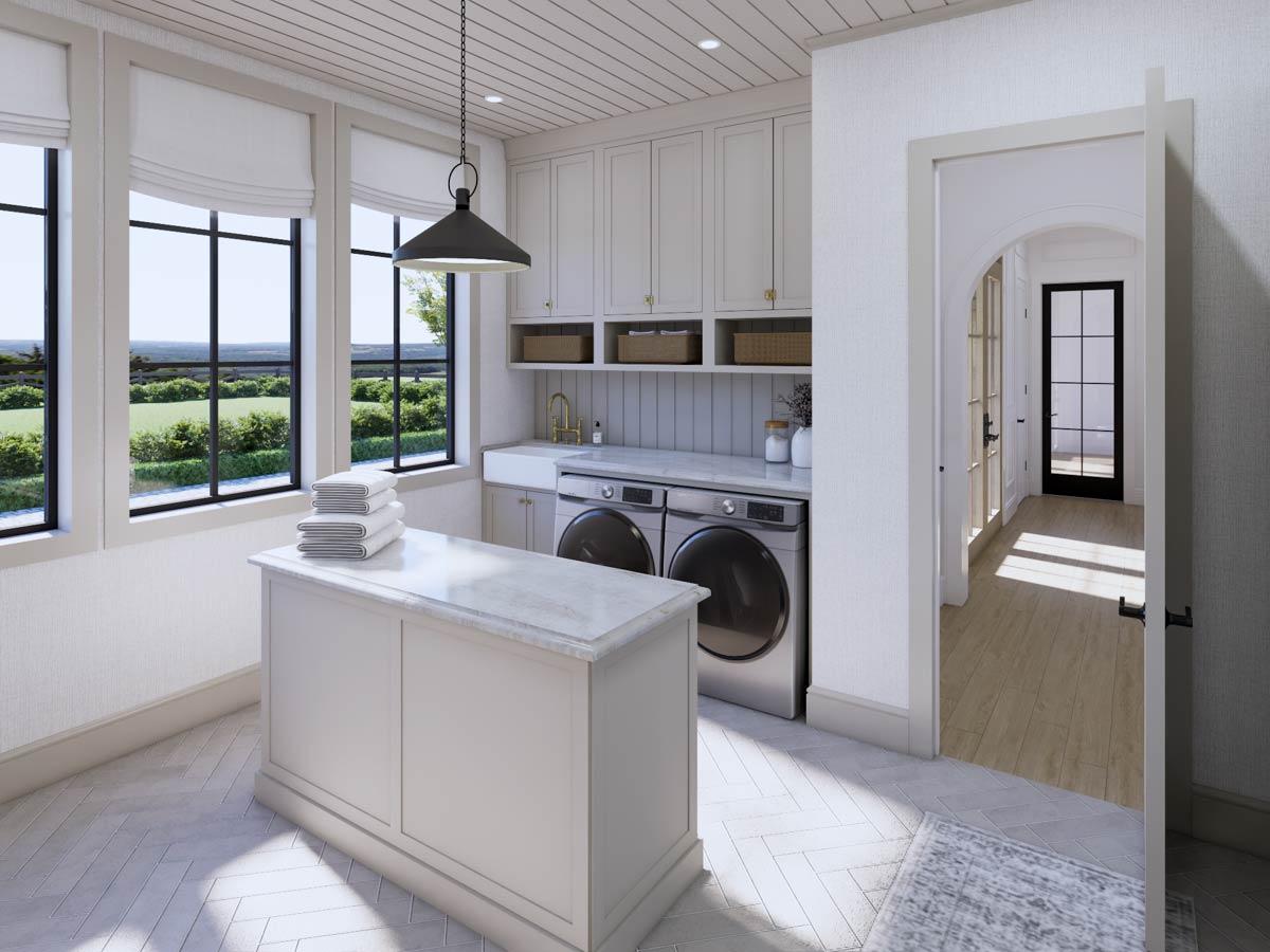 Plan 270124AF: Elegant Modern Transitional House Plan with Primary Suite and Flexible In-Law Suite - Image #24 - European, Transitional