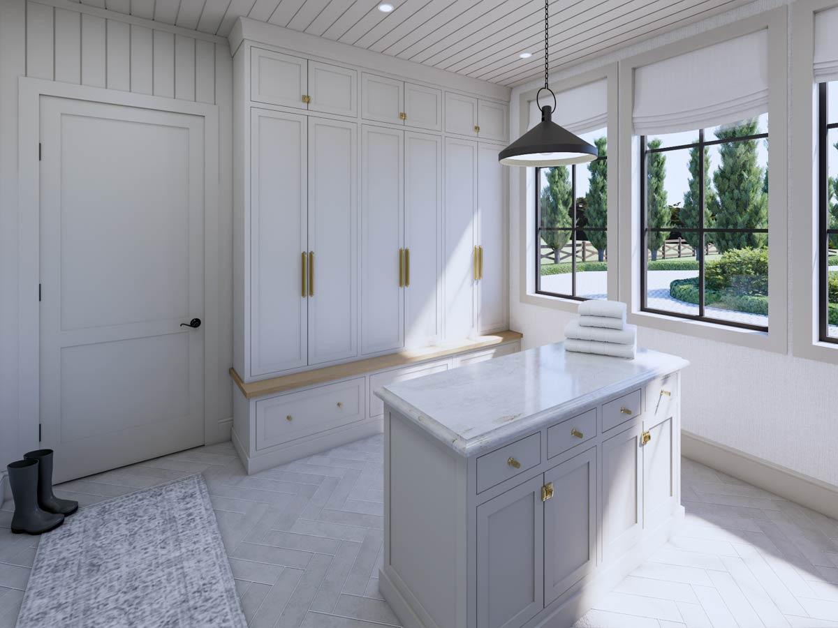 Plan 270124AF: Elegant Modern Transitional House Plan with Primary Suite and Flexible In-Law Suite - Image #22 - European, Transitional