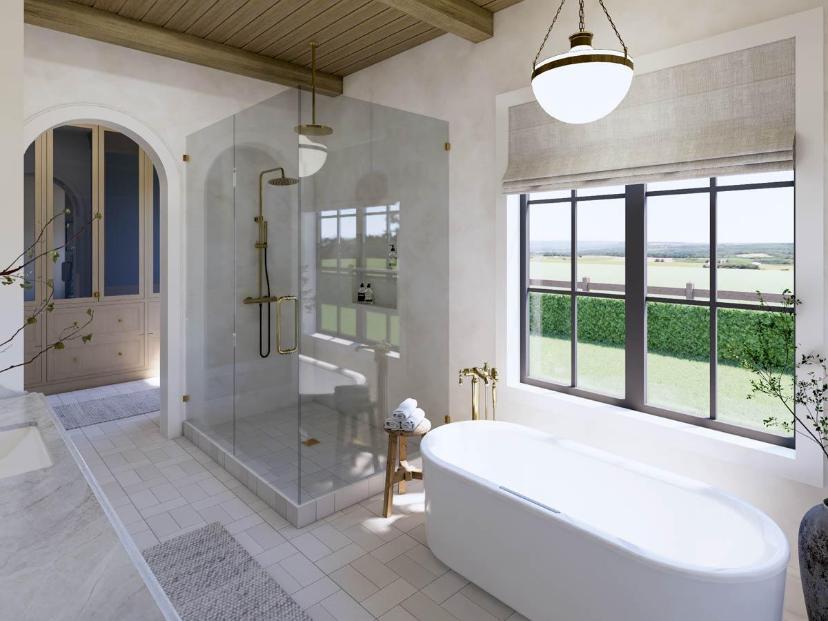 Plan 270124AF: Elegant Modern Transitional House Plan with Primary Suite and Flexible In-Law Suite - Image #30 - European, Transitional