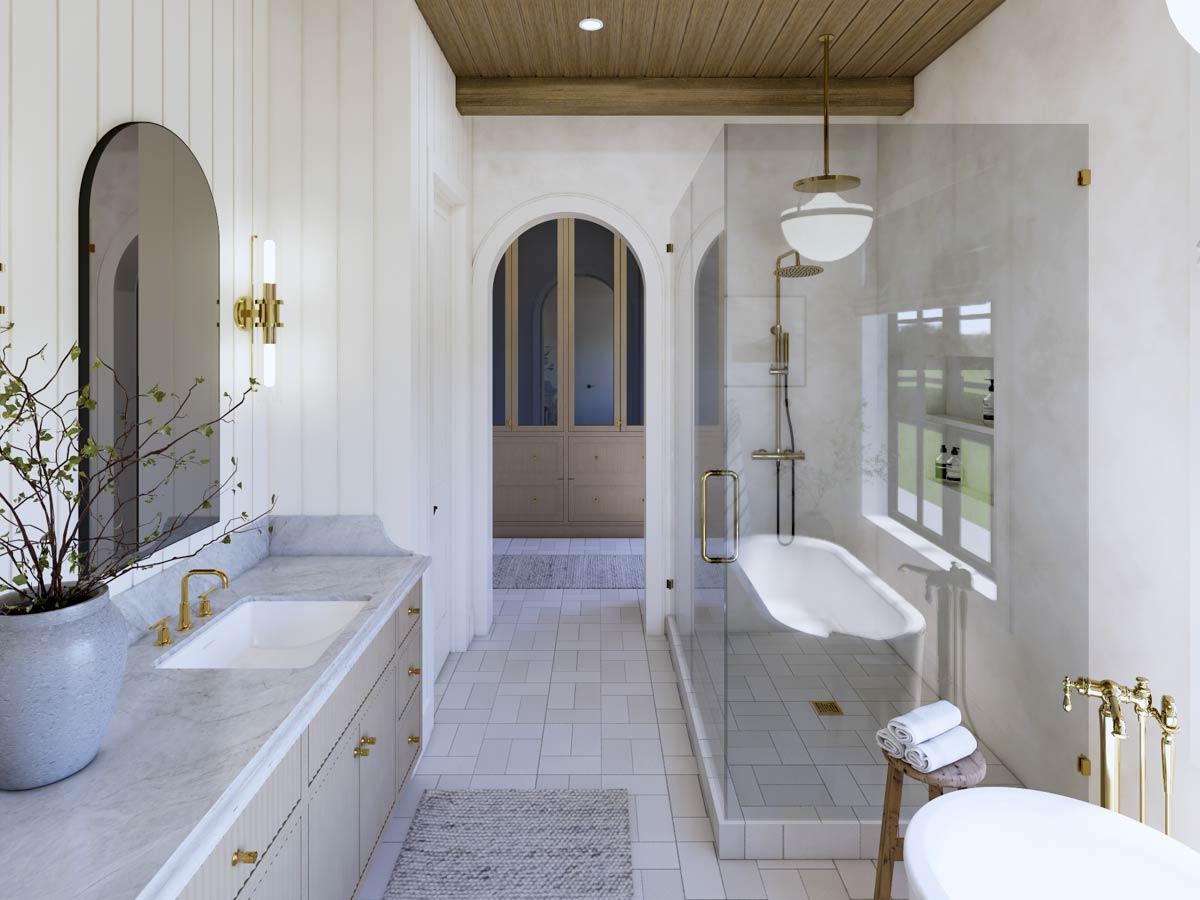 Plan 270124AF: Elegant Modern Transitional House Plan with Primary Suite and Flexible In-Law Suite - Image #31 - European, Transitional