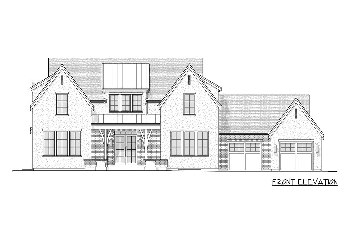 Plan 270124AF: Elegant Modern Transitional House Plan with Primary Suite and Flexible In-Law Suite - Image #35 - European, Transitional
