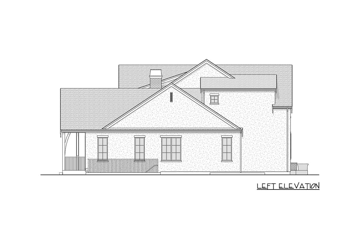 Plan 270124AF: Elegant Modern Transitional House Plan with Primary Suite and Flexible In-Law Suite - Image #36 - European, Transitional