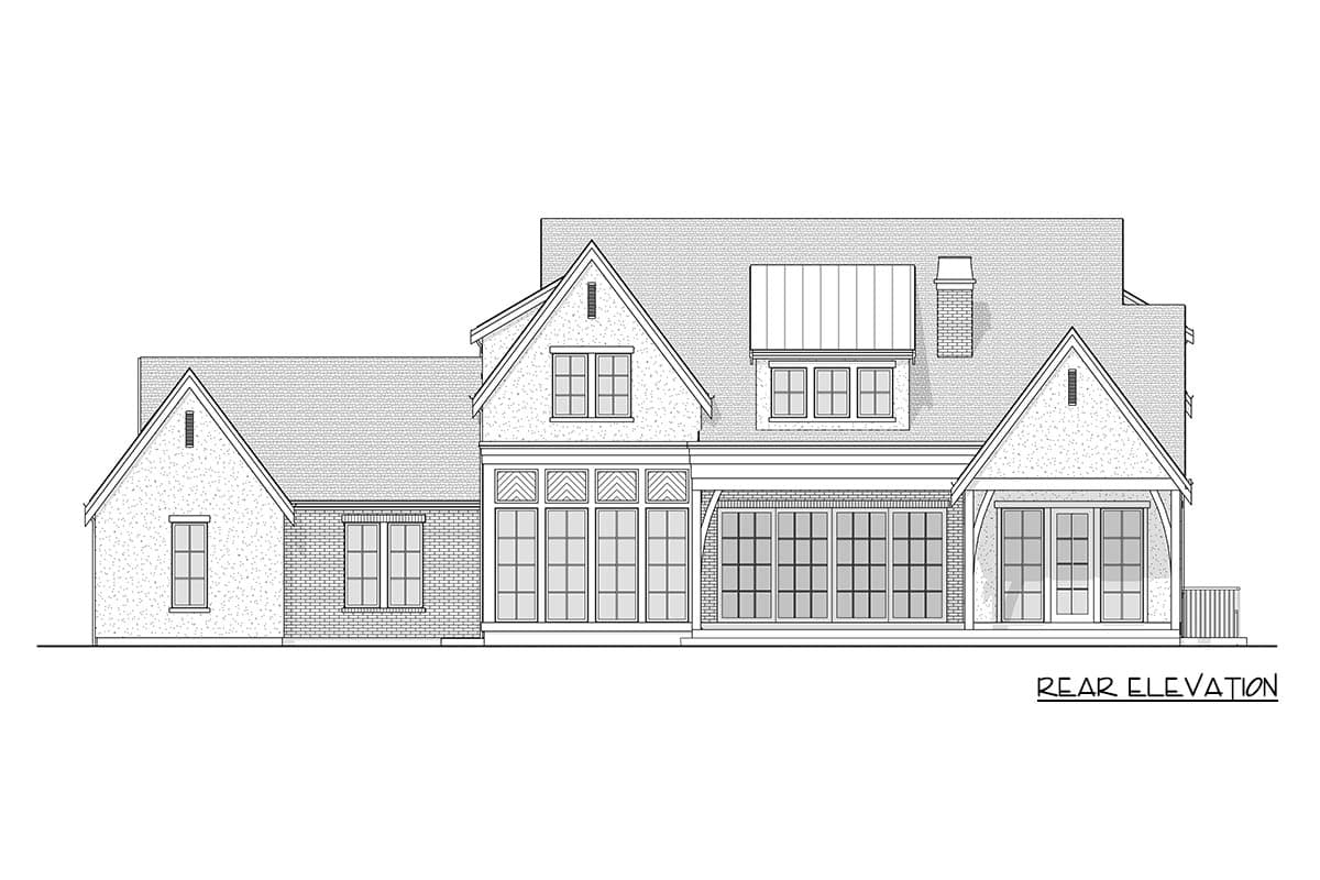 Plan 270124AF: Elegant Modern Transitional House Plan with Primary Suite and Flexible In-Law Suite - Image #37 - European, Transitional
