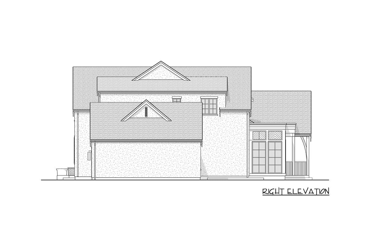 Plan 270124AF: Elegant Modern Transitional House Plan with Primary Suite and Flexible In-Law Suite - Image #38 - European, Transitional