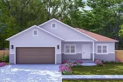 Three-Bedroom Cottage Plan with Main-Level Master and Optional Cold Storage