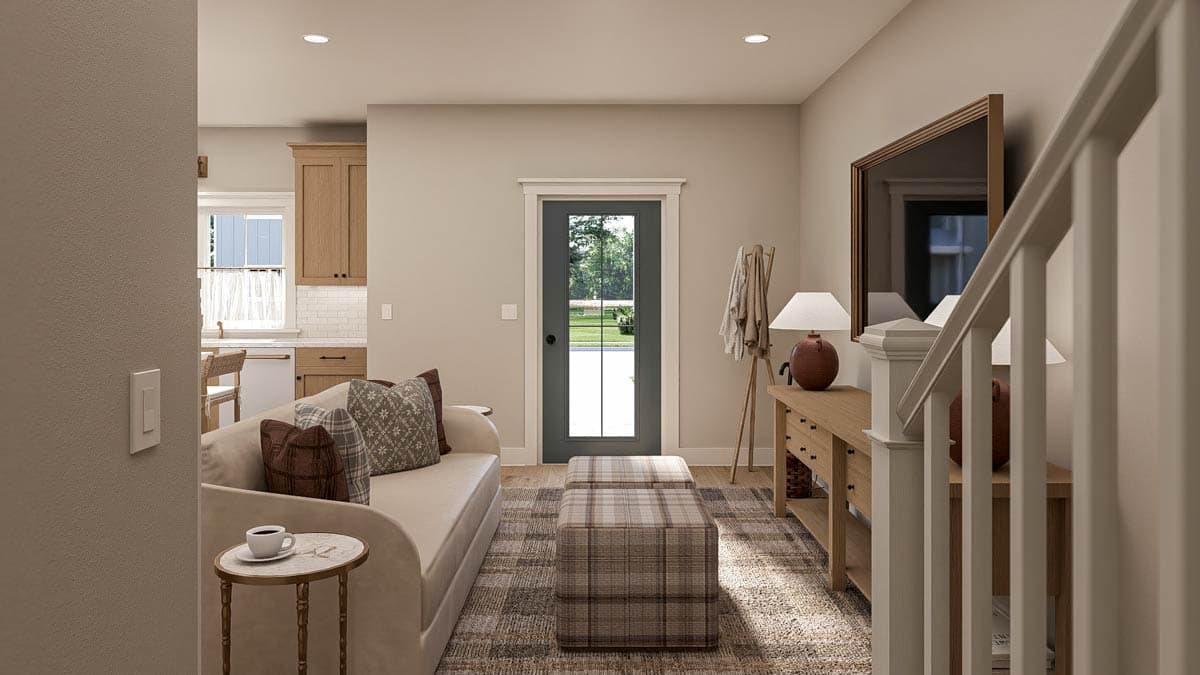 Plan 623579DJ: Modern Farmhouse 8-Bedroom Duplex Plan with Expansive Great Rooms - Image #9 - Farmhouse, Modern Farmhouse
