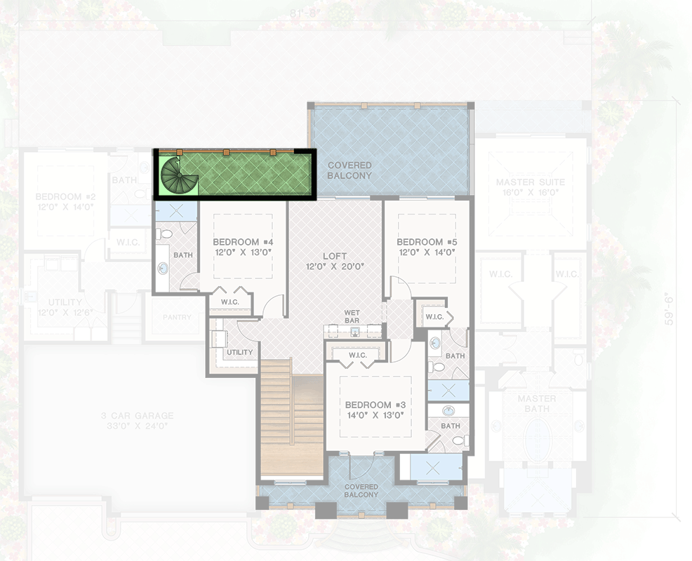 Plan 660024JMD: Coastal Retreat House Plan with 5 Beds, Observation Deck, and Outdoor Kitchen - Floor Plan - 3rd Floor - Coastal, Coastal Contemporary