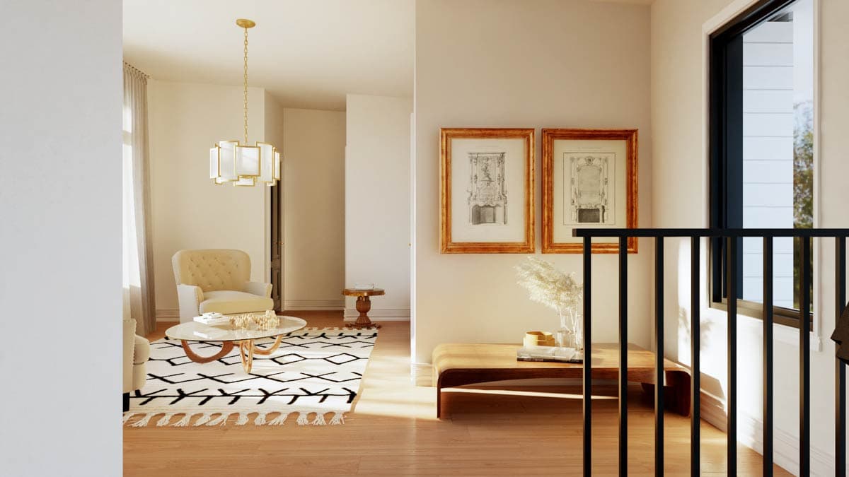 Plan 135399GRA: Sleek Modern 4-Bedroom House Plan with Main Level Master and Two-Story Great Room - Image #18 - Contemporary, Modern