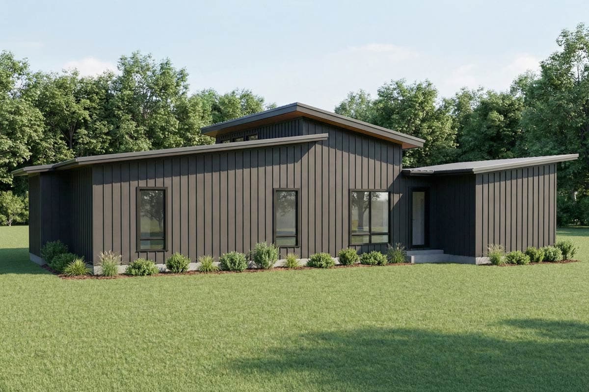 Plan 70940MK: Modern 3 Bed, 2 Bath House Plan with Butler Pantry - Image #10 - Contemporary, Modern