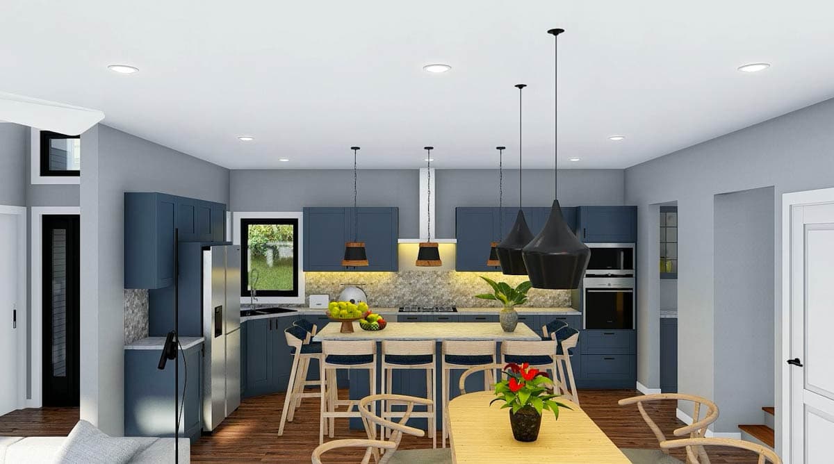 Plan 680636VR: Expansive Mountain House Plan with Elevator, Walkout Basement, and Panoramic Balconies - Image #7 - Mountain