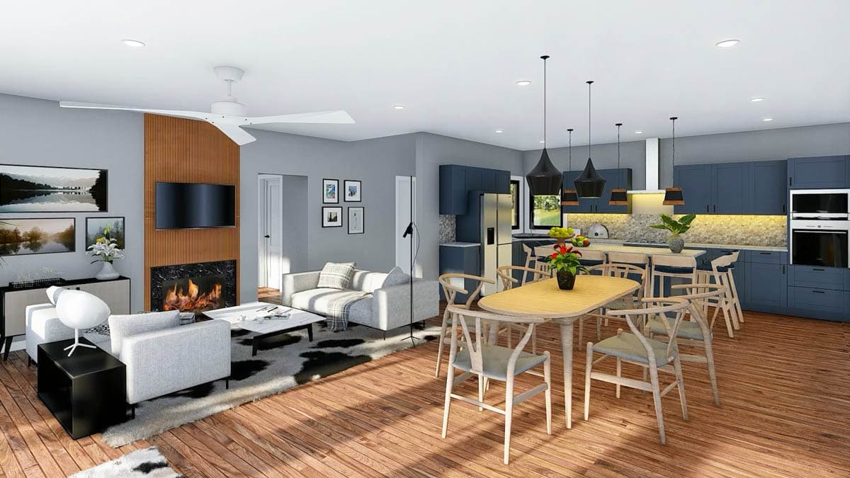 Plan 680636VR: Expansive Mountain House Plan with Elevator, Walkout Basement, and Panoramic Balconies - Image #10 - Mountain