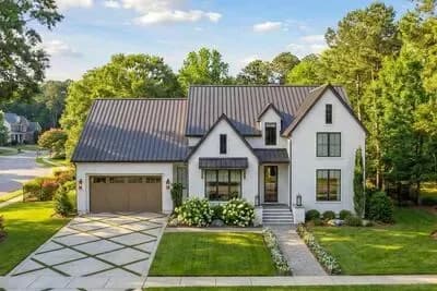 Transitional New American House Plan with Master on Main and Split Bedrooms