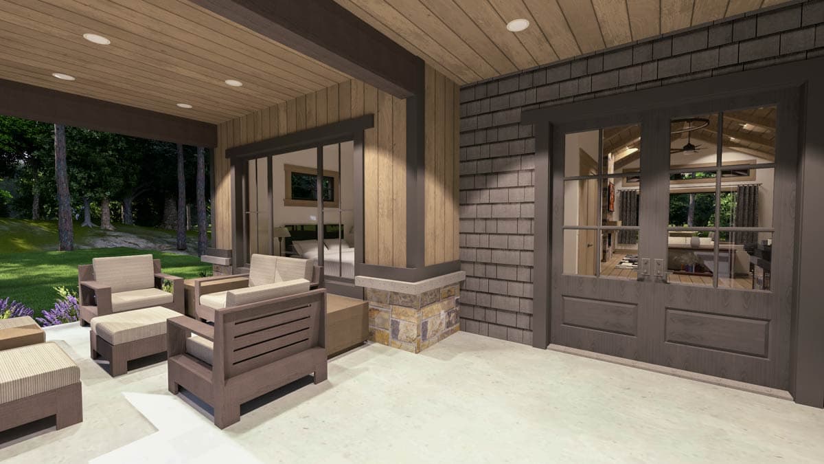 Plan 64562SC: Mountain Transitional House Plan with Walkout Basement, 3-Car Garage - Image #11 - Craftsman, Mountain, Northwest, Ranch, Transitional