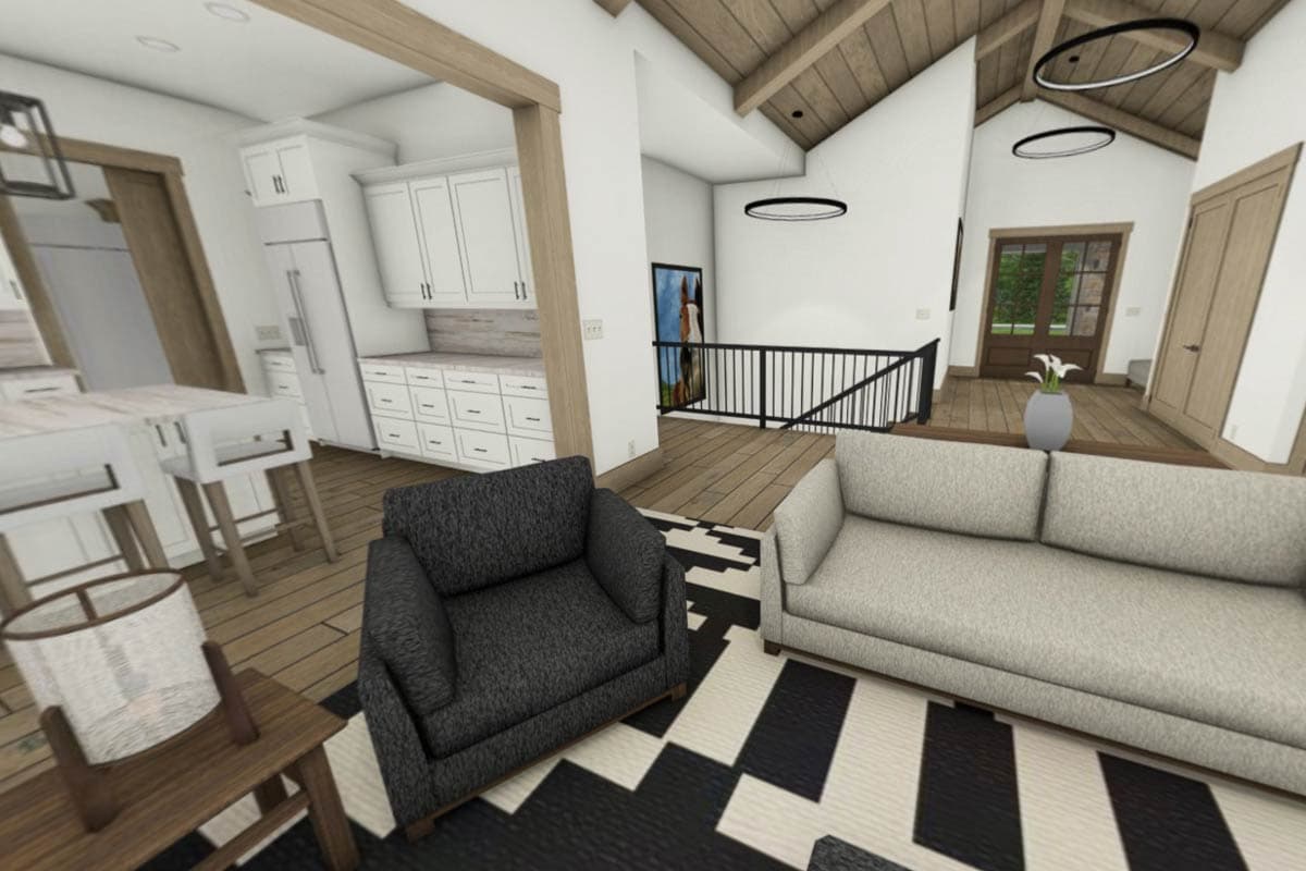 Plan 64562SC: Mountain Transitional House Plan with Walkout Basement, 3-Car Garage - Virtual Tour Cover Image - Craftsman, Mountain, Northwest, Ranch, Transitional