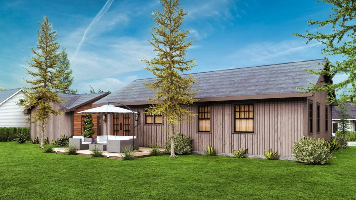 Plan 25937GE: Charming Modern Rustic Mountain Barn House Plan with 2 Beds and Detached Garage - Image #14 - Mountain, Rustic