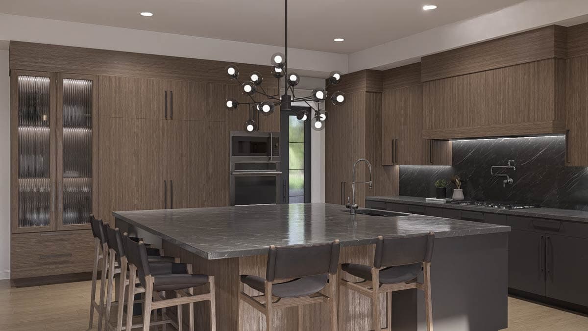 Plan 623583DJ: Grand 5-Bedroom Modern Farmhouse House Plan with 5-Car Garage - Image #22 - Contemporary, Modern Farmhouse, New American, Transitional