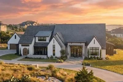 Grand 5-Bedroom Modern Farmhouse House Plan with 5-Car Garage