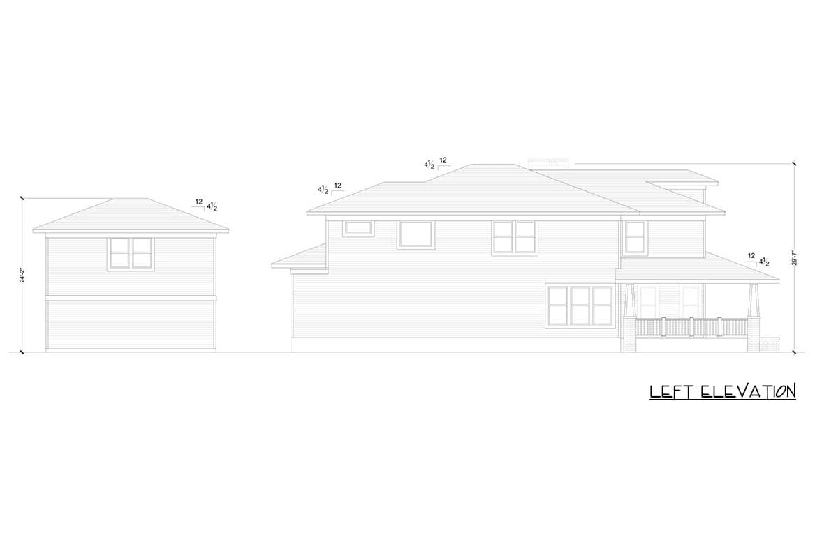 Plan 36712TX: Grand Craftsman House Plan: 4-5 Beds, Upstairs Master, Deep Porch - Image #15 - Bungalow, Craftsman, Traditional