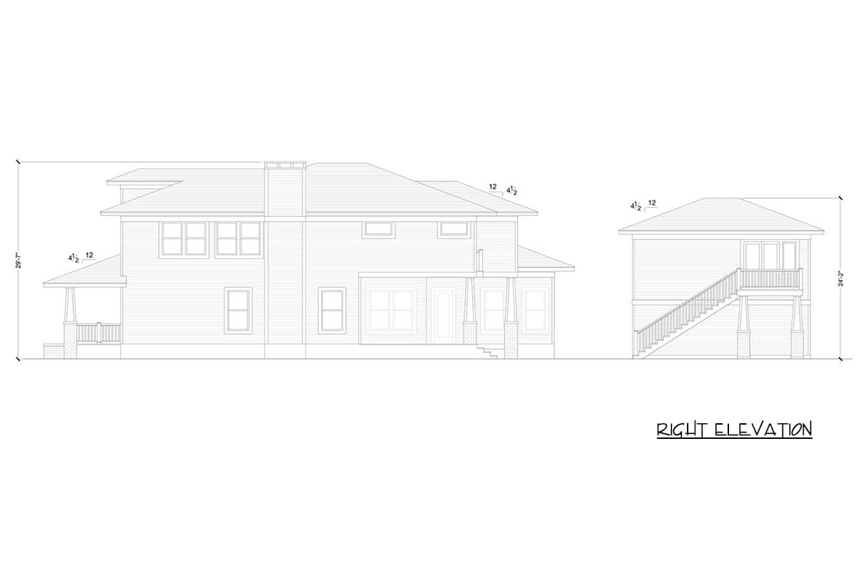 Plan 36712TX: Grand Craftsman House Plan: 4-5 Beds, Upstairs Master, Deep Porch - Image #17 - Bungalow, Craftsman, Traditional