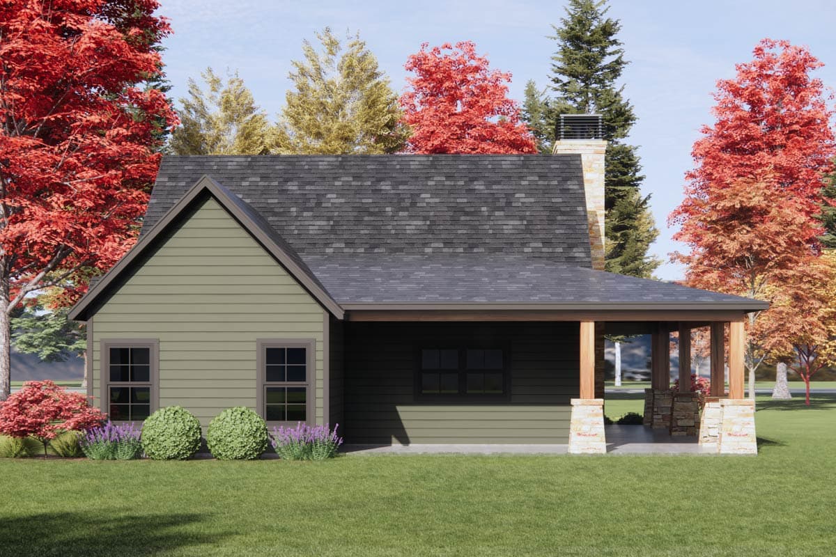 Plan 818193JSS: 3-Bedroom Mountain Country House Plan with Wrap-Around Porch - Image #6 - Country, Mountain