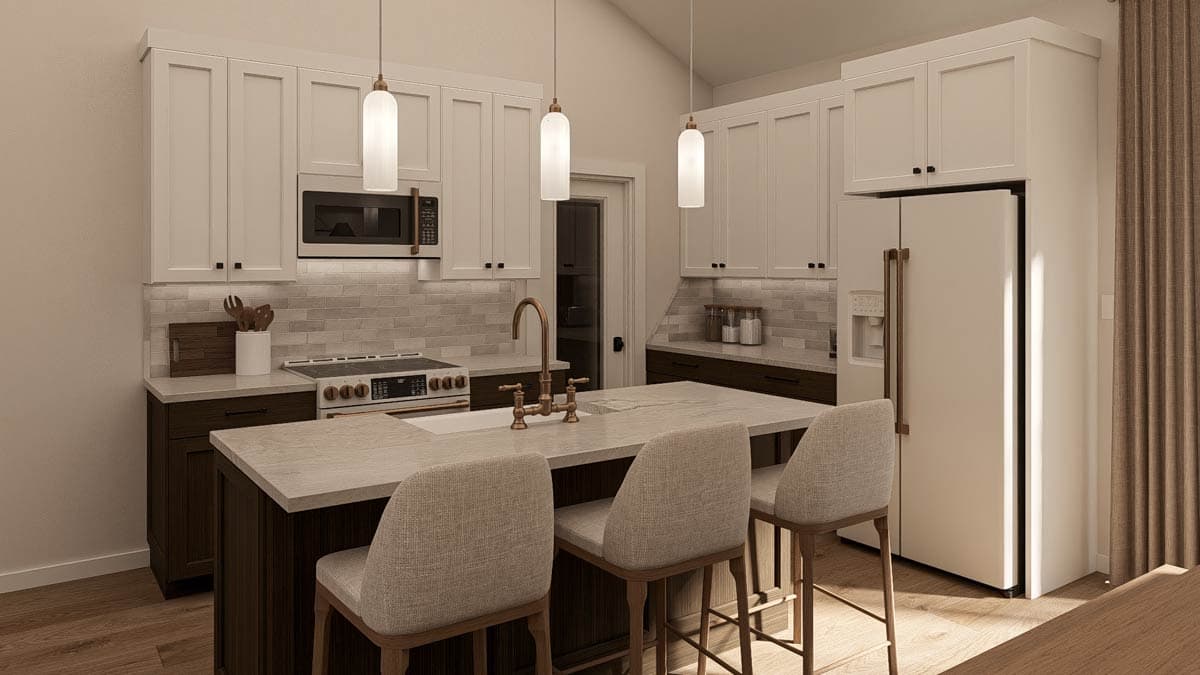 Plan 623586DJ: Country Ranch House Plan with Split Beds and Butler Pantry - Image #15 - Country, Ranch, Traditional