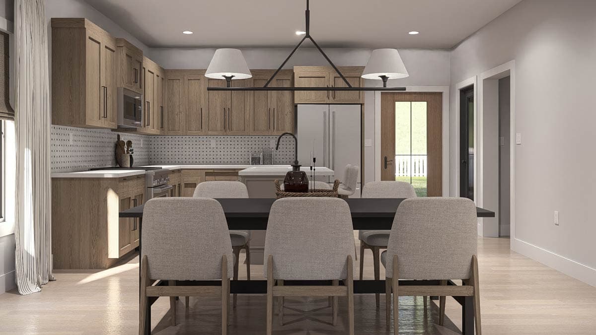 Plan 623587DJ: Ranch House Plan with 1 Bedroom, Mudroom, and Open Layout - Image #10 - Ranch, Traditional